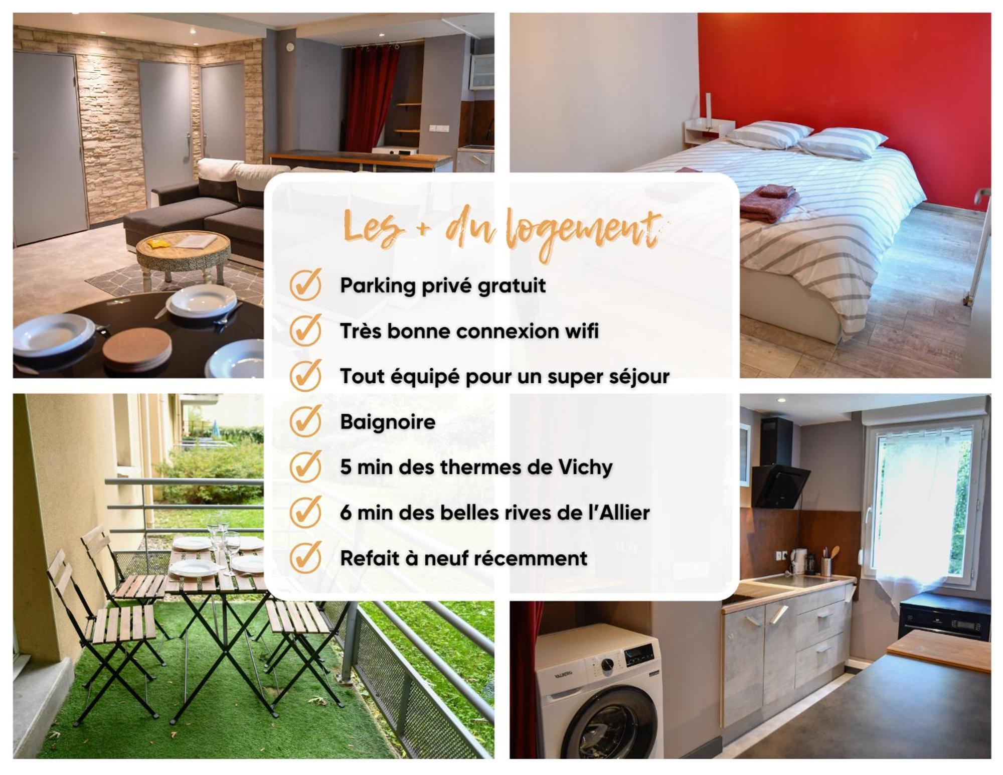 Calme Et Terrasse Privee Pres De Vichy Appartement Bellerive-sur-Allier Buitenkant foto